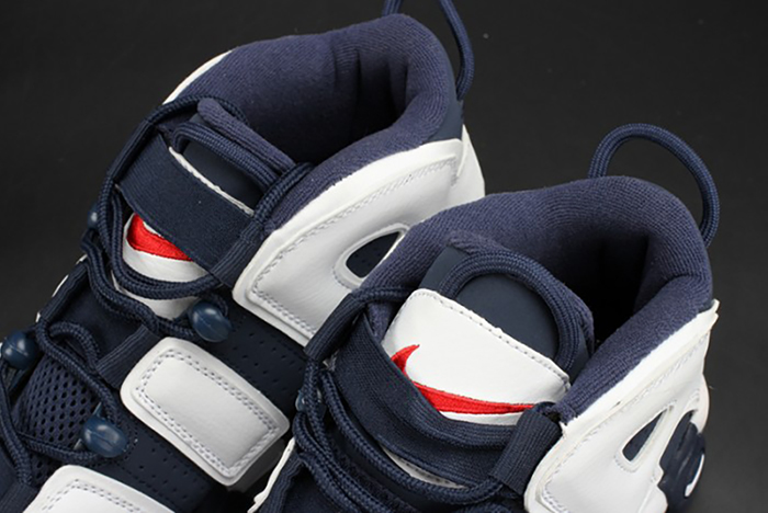 Nike Air More Uptempo "Olympic" White/Midnight Navy mens 414962-104