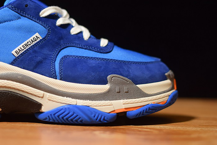 Balenciaga Triple S Blue Orange 483565 W06E1 1022