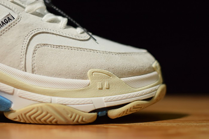 Balenciaga Triple S White Suede 500597 W0971 9000
