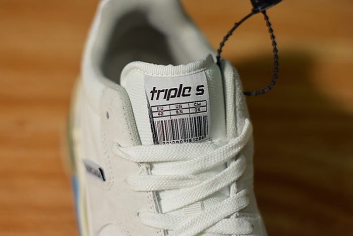 Balenciaga Triple S White Suede 500597 W0971 9000