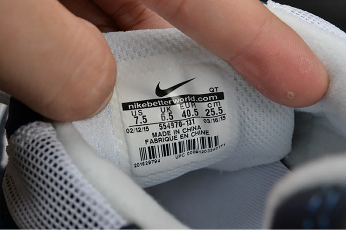Nike mens AIR MAX 95 OG "SLATE" white/ blue 554970-131