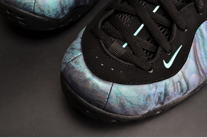 Nike Air Foamposite One PRM "Abalone" Black/Aurora Green mens 575420-009