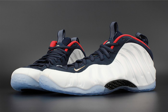 Nike Air Foamposite One "Olympic" University Red/ white  mens 575420-400