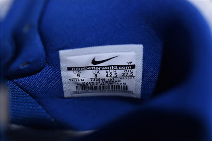 Nike Air Force 1 High retro "Summit-White/Game-Royal" 743546-103