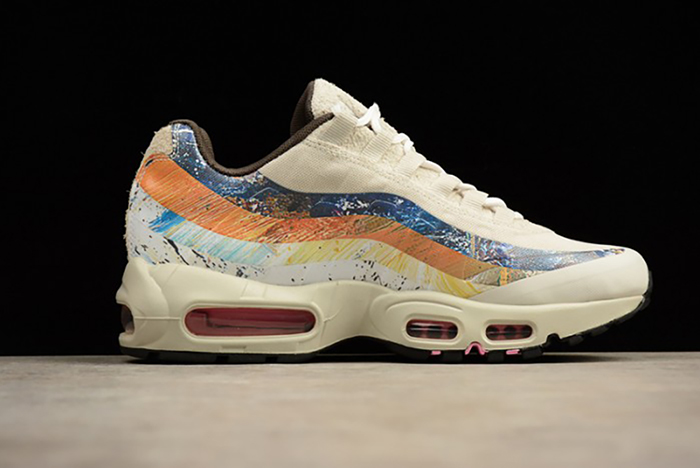 Nike mens Air Max 95 Graphic Prints "DAVE WHITE" 872640-200