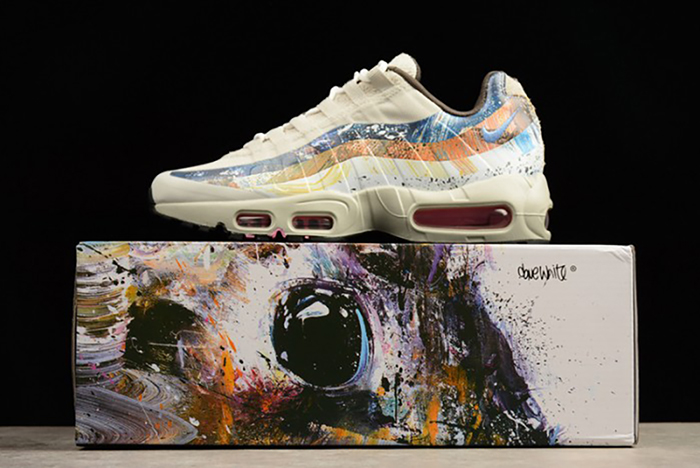 Nike mens Air Max 95 Graphic Prints "DAVE WHITE" 872640-200