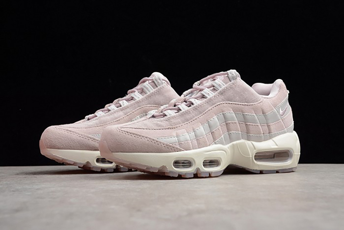 NIKE womens AIR MAX 95 DELUXE "PARTICLE ROSE" Particle Rose AA1103-600