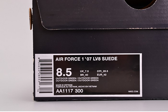 Nike Air Force 1 ´07 LV8 Suede Outdoor Green Brand MENS AA1117-300