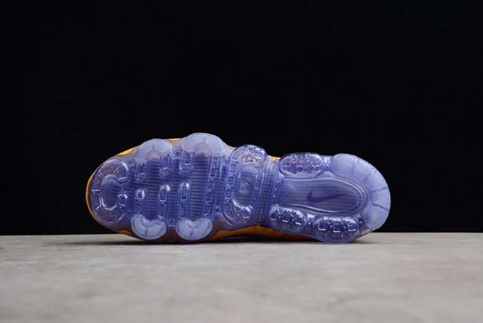 Nike Air VaporMax Flyknit 2018 Lemon Yellow/Purple mens AA3858-104