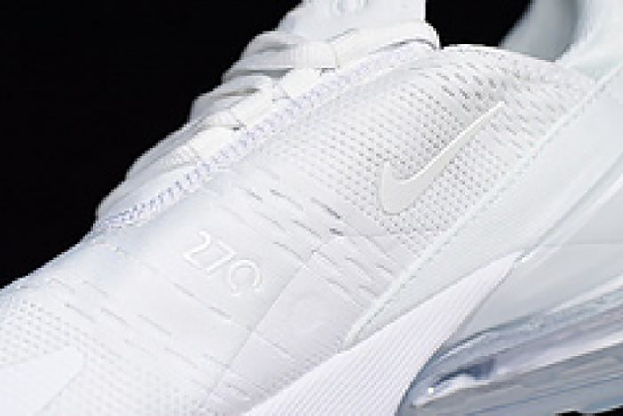 Nike womens Air Max 270 Triple White AH6789 102