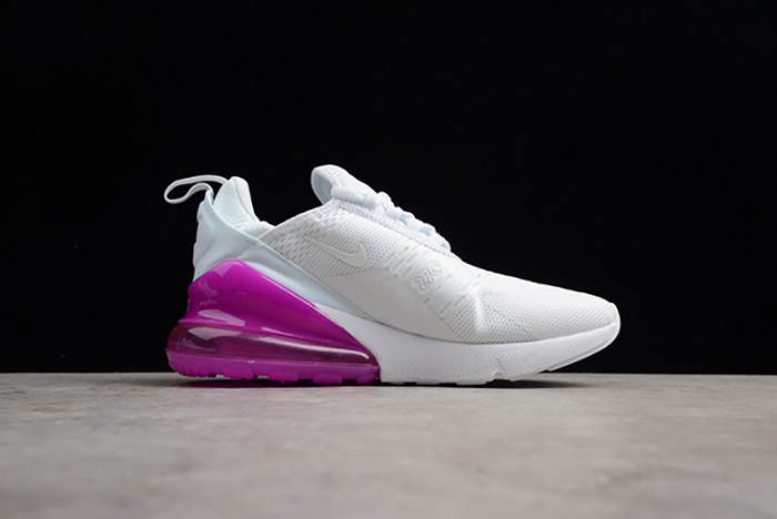 Nike womens Air Max 270 white purple AH6789 106