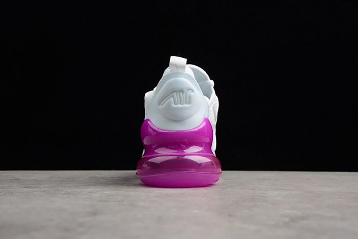 Nike womens Air Max 270 white purple AH6789 106