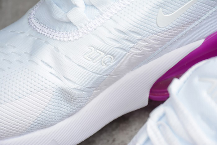 Nike womens Air Max 270 white purple AH6789 106