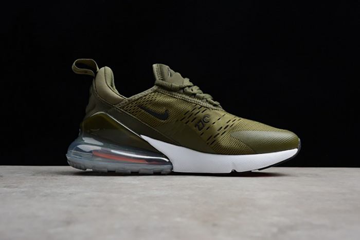 NIKE mens AIR MAX 270 "MEDIUM OLIVE" AH8050-201