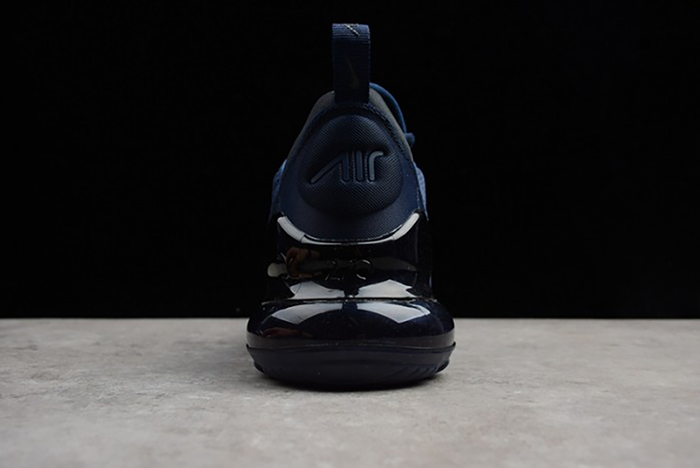 NIKE mens Air Max 270 "Midnight Navy" Black/ White AH8050-400