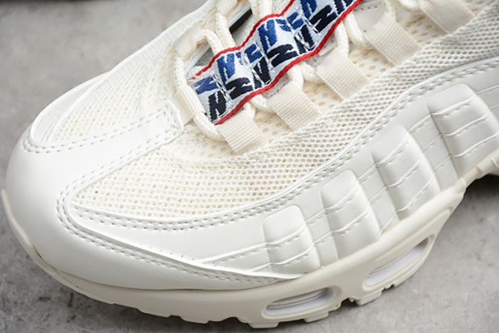 Nike AIR MAX 95 TT "PULL TAB"  white/ gym blue - gym red AJ1844-101