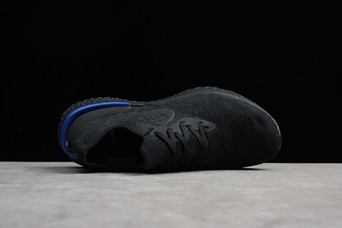 NIKE EPIC REACT FLYKNIT BLACK RACER BLUE AQ0067-004