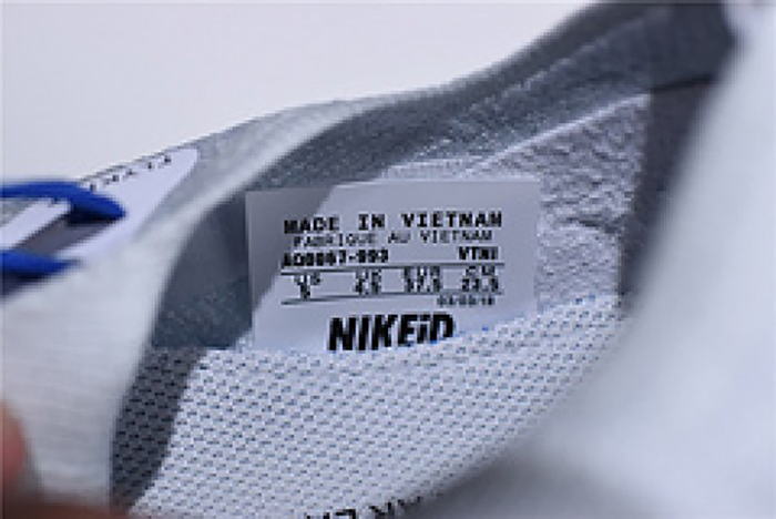 Nike Epic React Flyknit white blue AQ0067-993