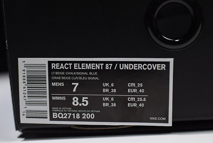 Undercover x React Element 87